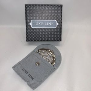 Luxe Link Swarovski crystal purse hanger